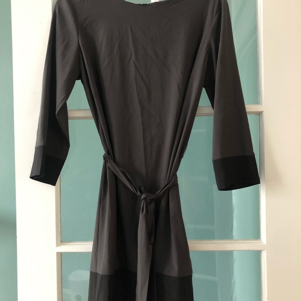 Armani exchange gray and black dress. Size 8